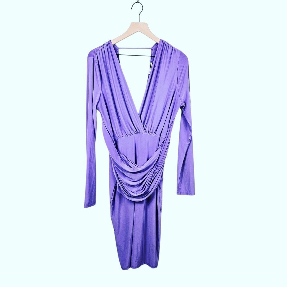 Fashion Nova Love On My Mind Mini Dress – Purple XL